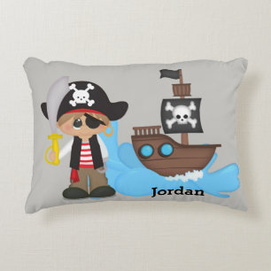 Kind Pillow Cute Pirate Boy Accent Kussen