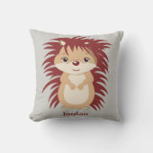 Kind Pillow Cute Woodland Hegel Kussen (Voorkant)