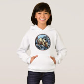 Kind Polar Beer Hoodie Beer Art Shirten (Voorkant volledig)