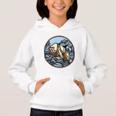Kind Polar Beer Hoodie Beer Art Shirten (Voorkant)