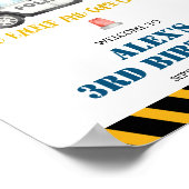 Kind Politie Verjaardagsfeest Thema Welkomstbord Poster (Hoek)