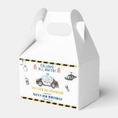 Kind Politie Verjaardagsfeest Voorkeur Cadeaubox Bedankdoosjes (Achterkant)
