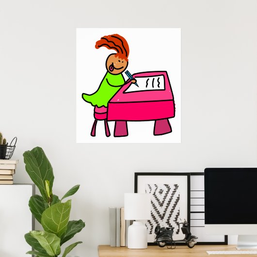 Kind Poster (Thuiskantoor)