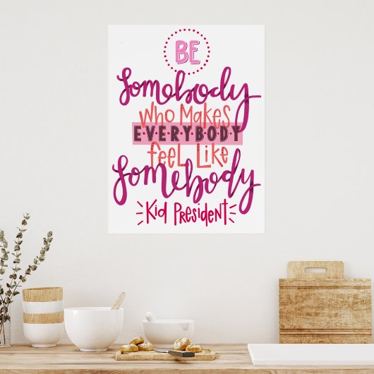 kind president poster (Keuken)