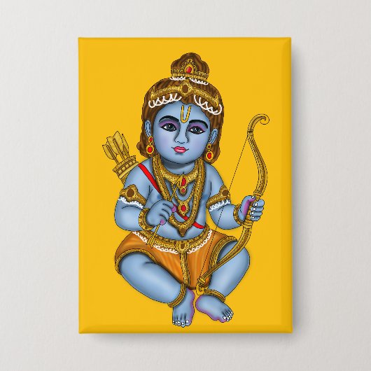 Kind Rama Knop Button (Voorkant)