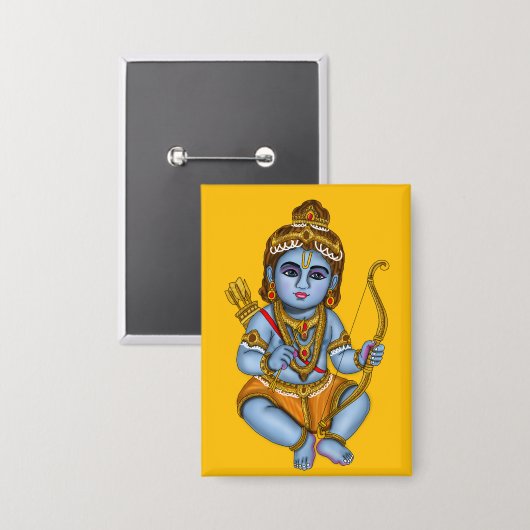 Kind Rama Knop Button (Voorkant / Achterkant)