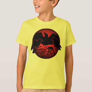 Kind Raven Shirten Raven Crow Art Kind T-shirt