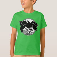 Kind Raven T-shirt Raven Cool Organic Raven Shirt