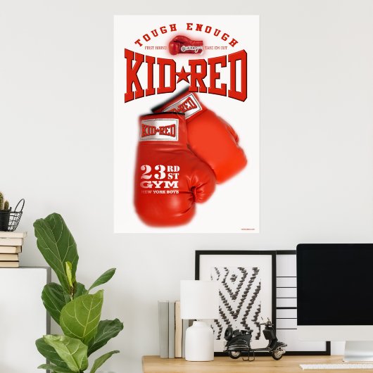 Kind Reds Gym Poster (Thuiskantoor)