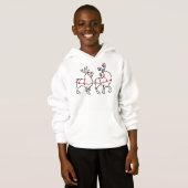 Kind Reindeer Hoodie Sweatshirts Shirten (Voorkant volledig)