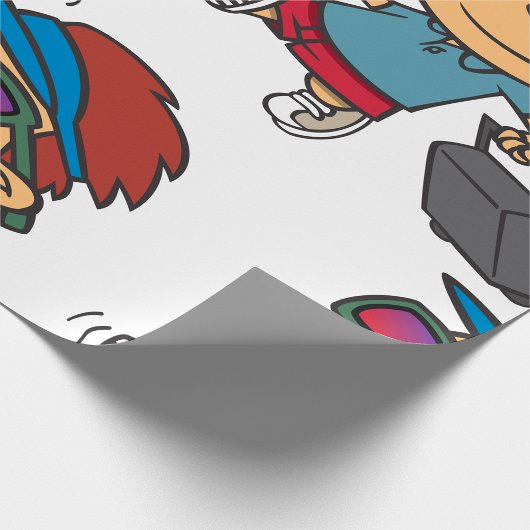 Kind reizend inpakpapier