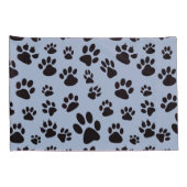 Kind Retro Blue Cute Dog schildert variaties af Kussensloop (Achterkant-Rechts)