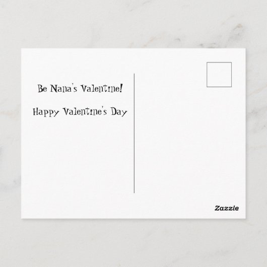 Kind Retro Circus Lion Valentijn Briefkaart (Achterkant)