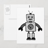 Kind Robot Briefkaart (Voorkant / Achterkant)