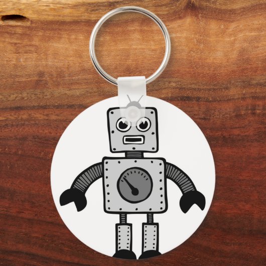 Kind Robot Sleutelhanger (Voorkant)