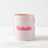 Kind Roze Beer Monogram "N" Mok (Center)