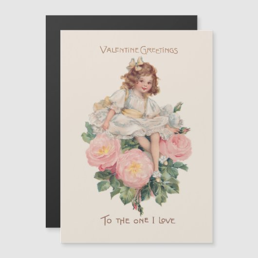   Kind, Rozen & Groet van de Valentijn (Voorkant / Achterkant)