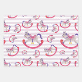 Kind-schommelingspatroon Inpakpapier Vel (Voorkant 2)