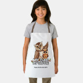 Kind Schort: Mijn vader Mijn oude ik (wit) Schort (Insitu)