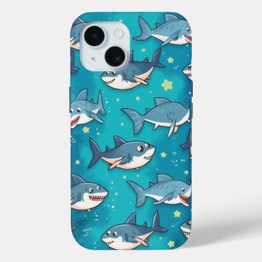 kind shark phone case (Achterkant)