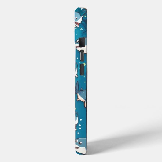 kind shark phone case (Achterkant / Links)