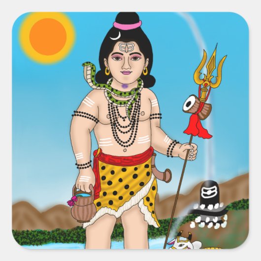 Kind Shiva Sticker (Voorkant)
