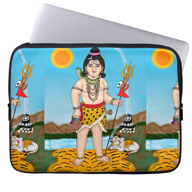 Kind Shiva-tabletcover Laptop Sleeve (Voorkant)
