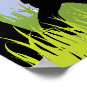 Kind Silhouette Balloons Kind Wandkunst Afdrukken Poster (Hoek)