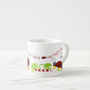 Kind Size Teacup voor Tea Parties, lieveheersbeest Espresso Kop