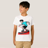 Kind Skateboarding T-Shirt (Voorkant volledig)
