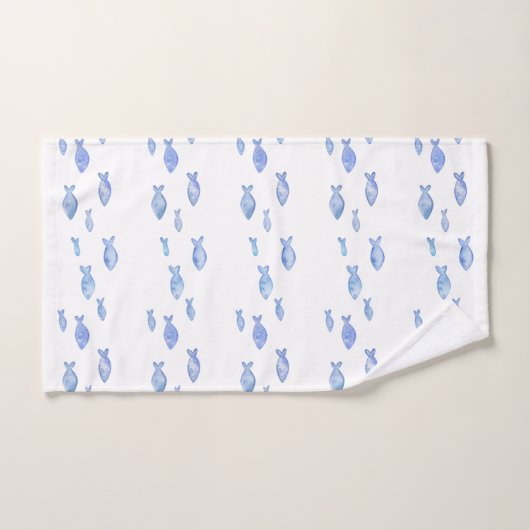 Kind Slaapkamer Baby Blue zee Vis Handdoek (Handdoek)