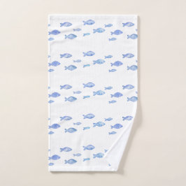 Kind Slaapkamer Baby Blue zee Vis Handdoek