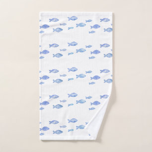 Kind Slaapkamer Baby Blue zee Vis Handdoek