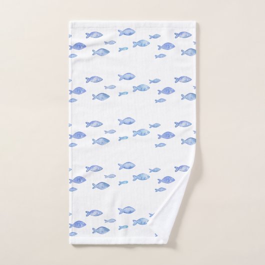 Kind Slaapkamer Baby Blue zee Vis Handdoek (Handdoek)