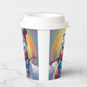 Kind Snowman Paper Cup Papieren Bekers (Rechts)