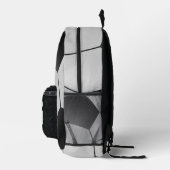 Kind Soccer Sport Cool Black Diamond Bord Bedrukte Rugzak (Rechts)