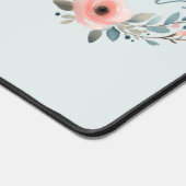 Kind Soul Floral Wreath Watercolor Quote Bureaumat (Hoek)