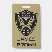 Kind speciaal agent badge (Achterkant)