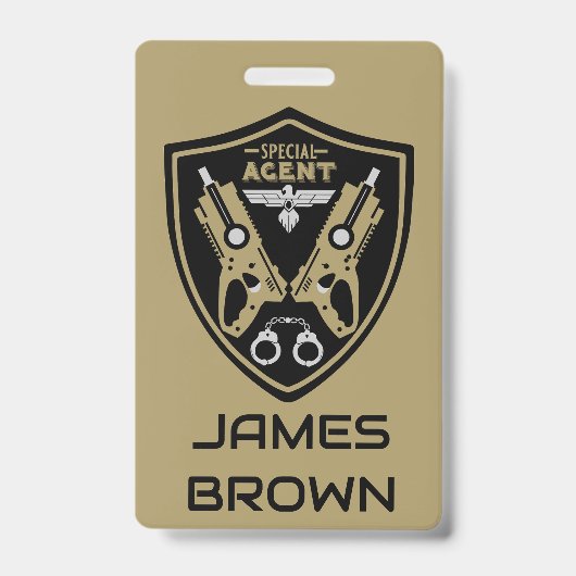 Kind speciaal agent badge (Voorzijde)