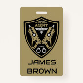 Kind speciaal agent badge (Achterkant)