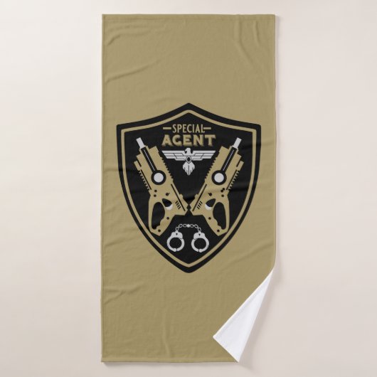 Kind speciaal agent badhanddoek (Badhanddoek)