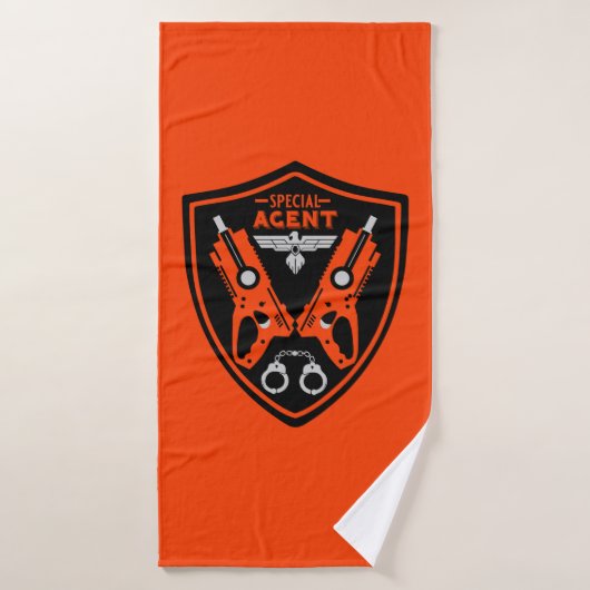 Kind speciaal agent badhanddoek (Badhanddoek)