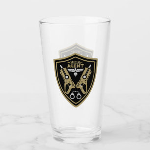 Kind speciaal agent glas