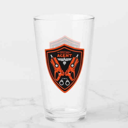 Kind speciaal agent glas (Achterkant)