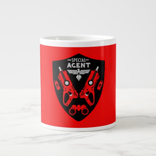 Kind speciaal agent grote koffiekop (Voorkant)