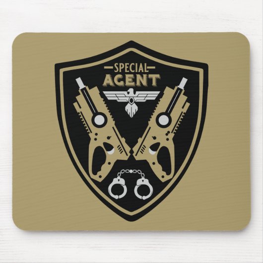 Kind speciaal agent muismat (Voorkant)