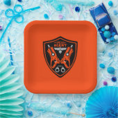 Kind speciaal agent papieren bordje (Feest)