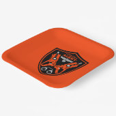 Kind speciaal agent papieren bordje (Gebogen)