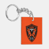 Kind speciaal agent sleutelhanger (Voorkant Links)