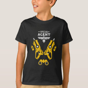 Kind speciaal agent t-shirt